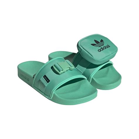 legergroen adidas slipper|Groene adidas Slippers voor dames online kopen .